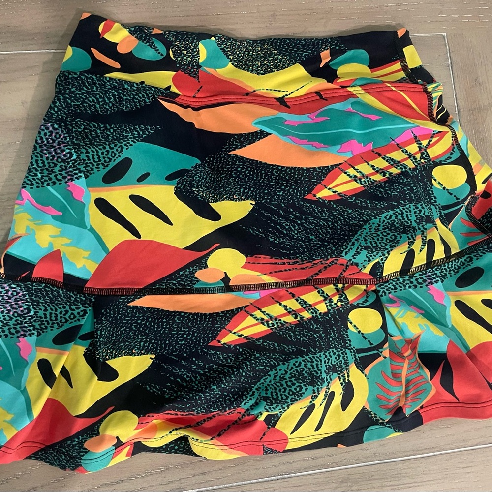 Dona Jo Vibrant Tennis Skirt